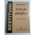    ARTICOLE  STIINTIFICE  -  Serban  TITEICA  